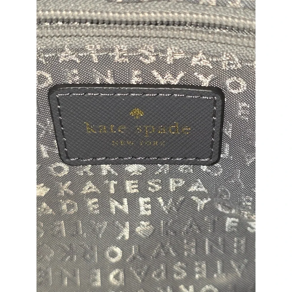 NWOT Kate Spade New York Laurel Way‎ Grey calf hair & Leather Chain Crossbody